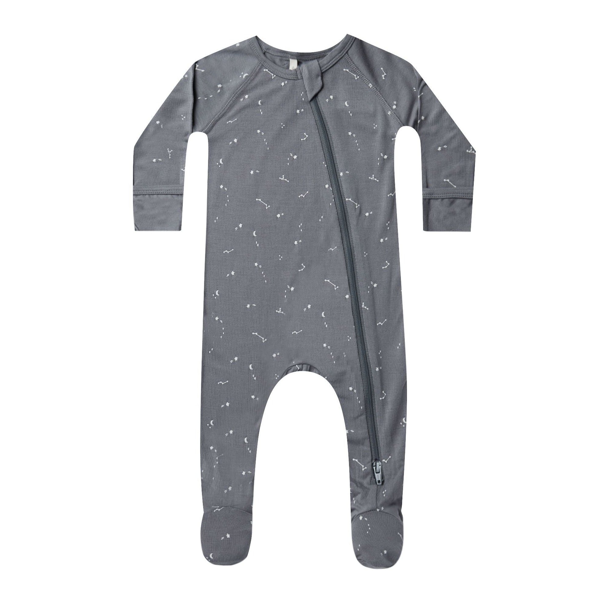 Bamboo Zip Footie | Night Sky - HoneyBug 