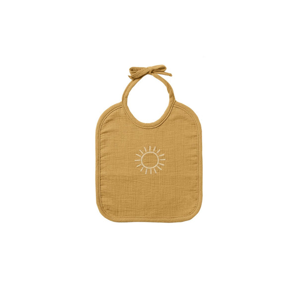 Woven Tie Bib | Sun - HoneyBug 