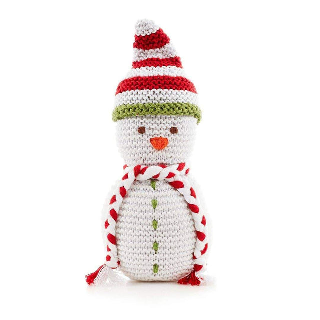 Snowman Rattle - HoneyBug 