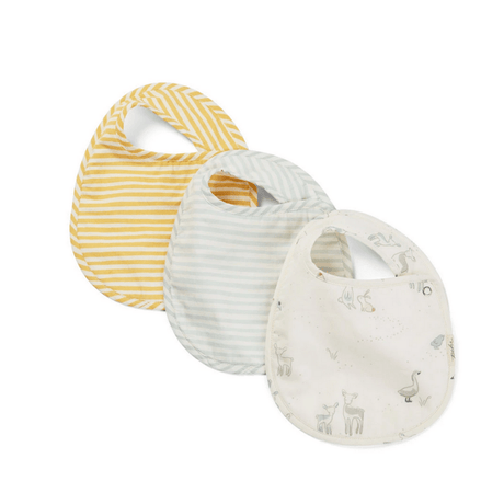 Just Hatched & Stripes Away - Bib Set of 3 - HoneyBug 