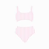 Pink Stripes - bikini by Bermies - HoneyBug 