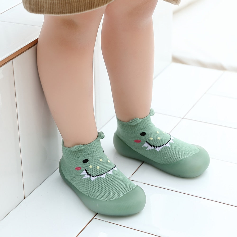 Baby Pet Sock Shoes - Monster Green - HoneyBug 