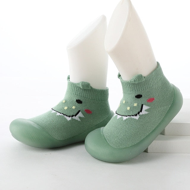 Baby Pet Sock Shoes - Monster Green - HoneyBug 