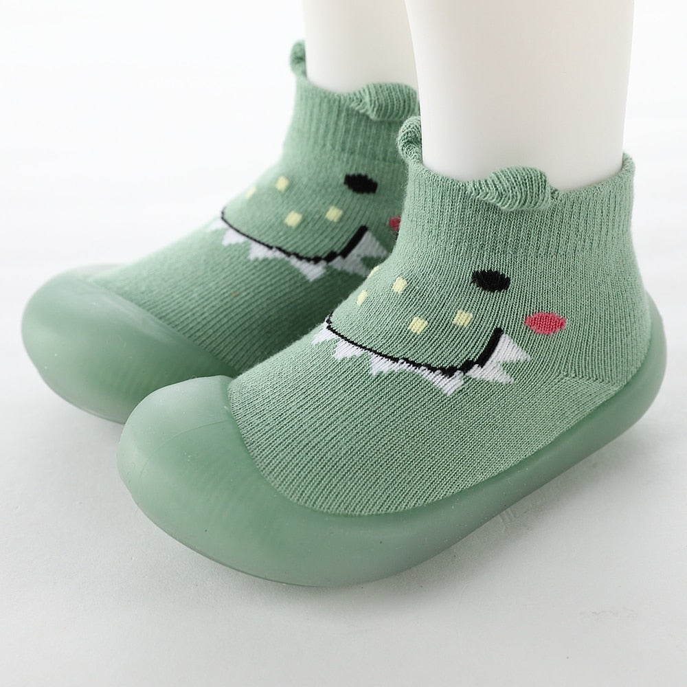 Baby Pet Sock Shoes - Monster Green - HoneyBug 