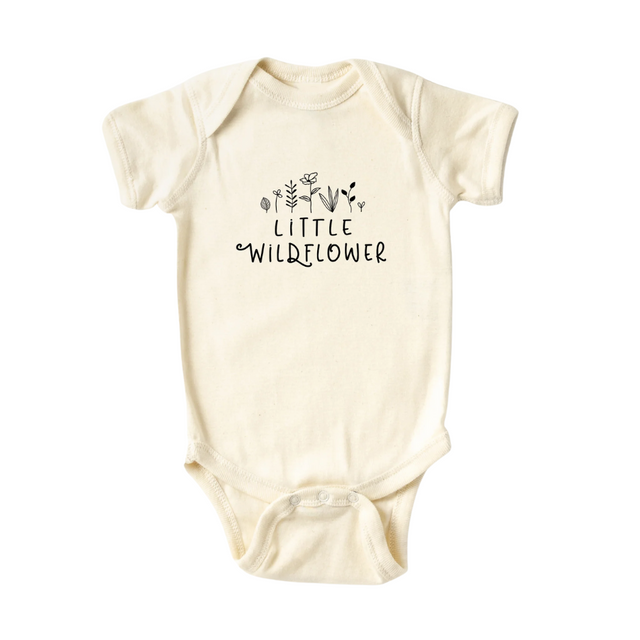 Little Wildflower Baby Onesie - HoneyBug 