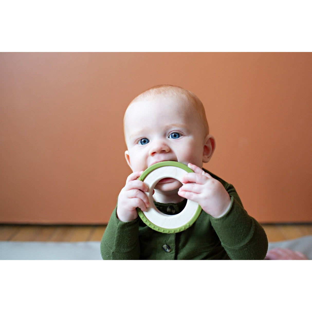 Silicone Wrapped Teether - HoneyBug 