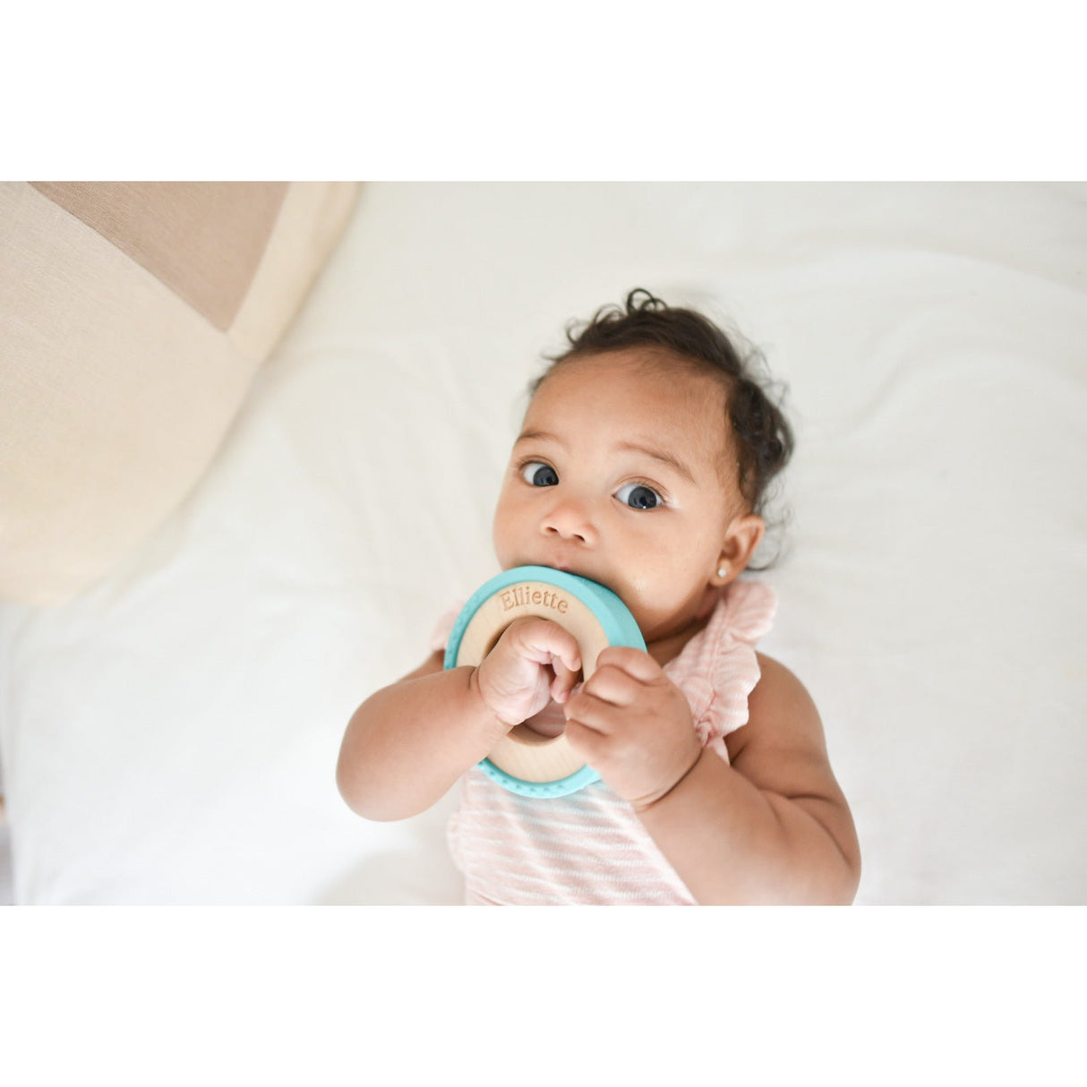 Silicone Wrapped Teether - HoneyBug 