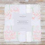 Water Lily Bamboo Throw Blanket - HoneyBug 