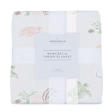 Turtles Bamboo Muslin Throw Blanket - HoneyBug 