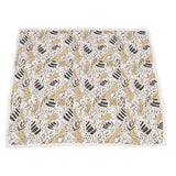 Hungry Giraffe and Animal Print Bamboo Muslin Newcastle Blanket - HoneyBug 