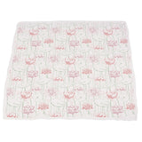 Turtles and Water Lily Bamboo Muslin Newcastle Blanket - HoneyBug 