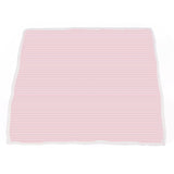 Playful Kitty and Candy Stripe Bamboo Muslin Newcastle Blanket - HoneyBug 