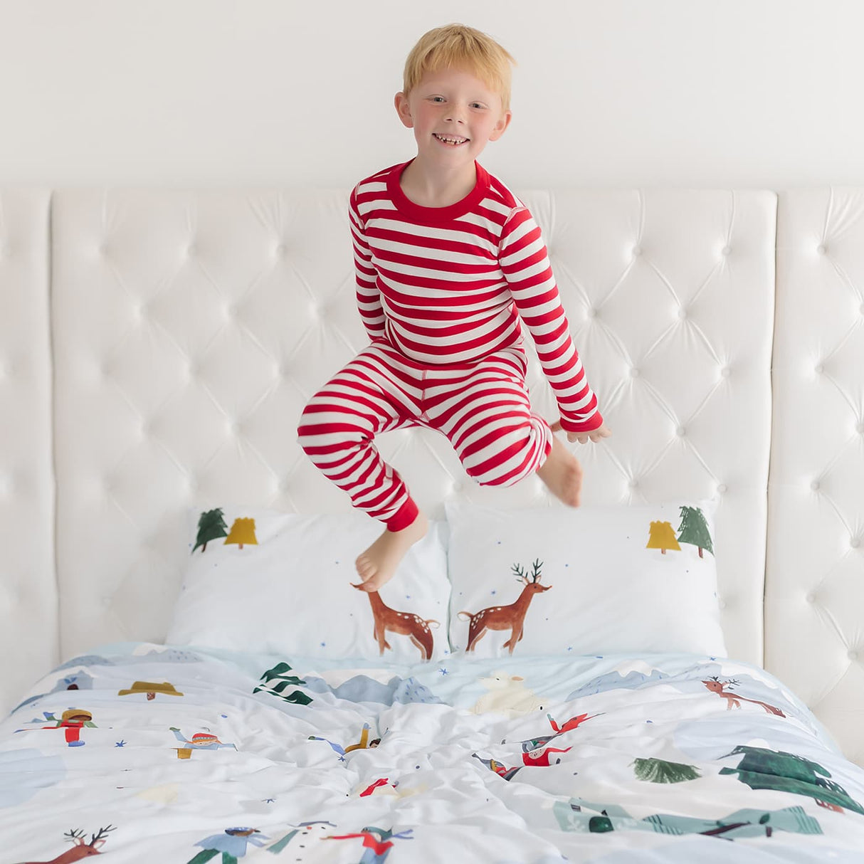 Snowy Day Duvet & Pillowcase - HoneyBug 