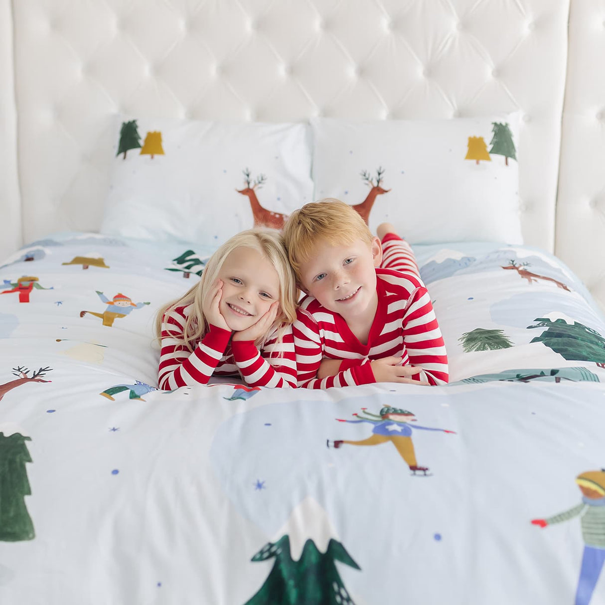 Snowy Day Duvet & Pillowcase - HoneyBug 