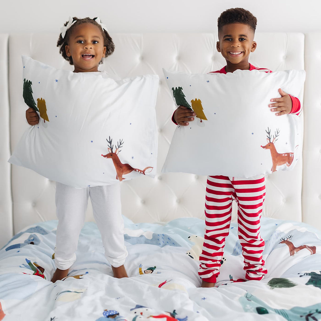 Snowy Day Duvet & Pillowcase - HoneyBug 