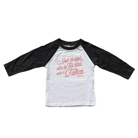 She Is Fierce Raglan Tee - HoneyBug 