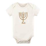 Menorah - Organic Bodysuit - HoneyBug 