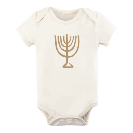 Menorah - Organic Bodysuit - HoneyBug 