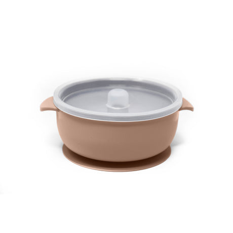 Suction Bowl - Camel - HoneyBug 