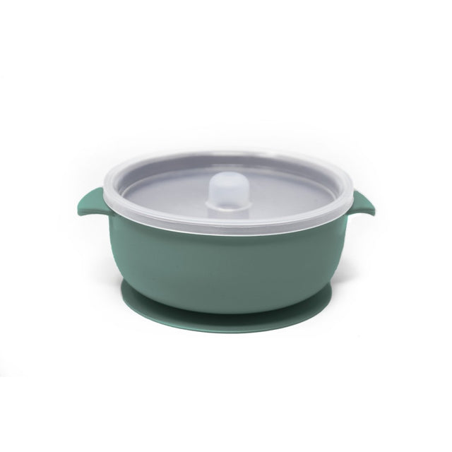 Suction Bowl - Seagreen - HoneyBug 