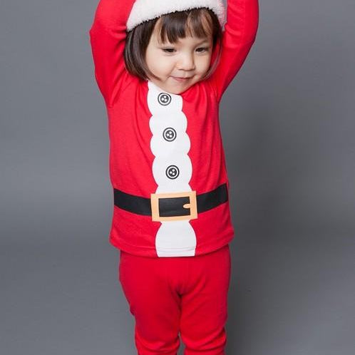 Santa Suit Pajama Set - HoneyBug 